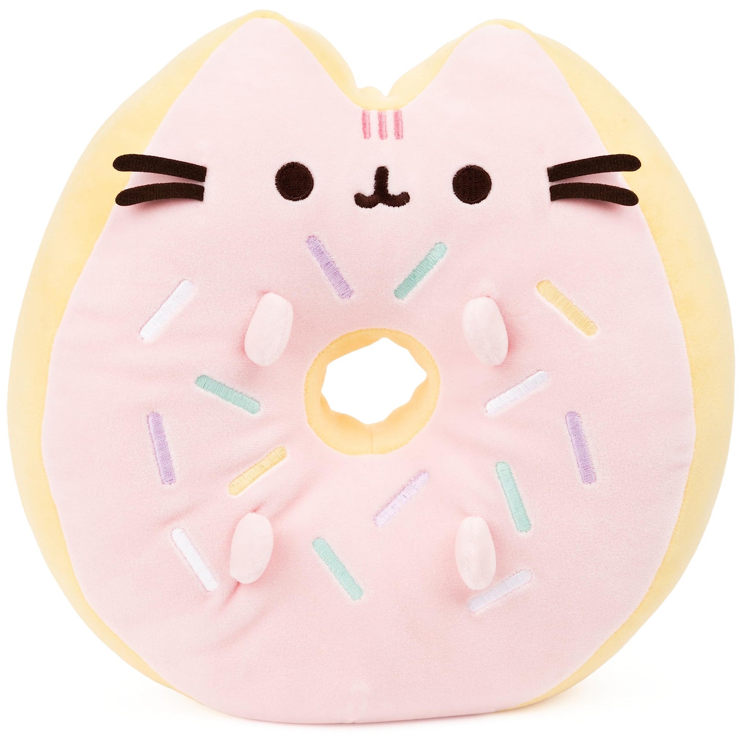 GUND Pusheen Sprinkle Donut Squisheen 12-Inch Squishy Plush; Ages 8+