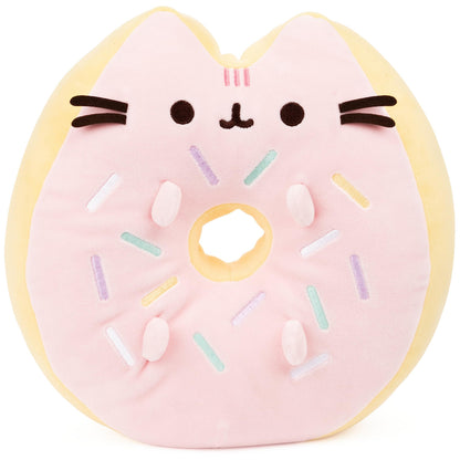 GUND Pusheen Sprinkle Donut Squisheen 12-Inch Squishy Plush; Ages 8+