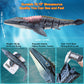 MAMABOO Remote Control Mosasaurus Dinosaur Toys for Boys Kids Swimming Pool High Simulation Toys, Electric RC Sea Monster with Light & Spray Water