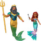 Mattel Disney The Little Mermaid Ariel's Adventures Story Set with 4 Small Dolls and Accessories, Toys Inspired by the Movie
