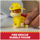 Paw Patrol Fire Rescue Rubble Fire Dump Truck Toy Vehicle Set