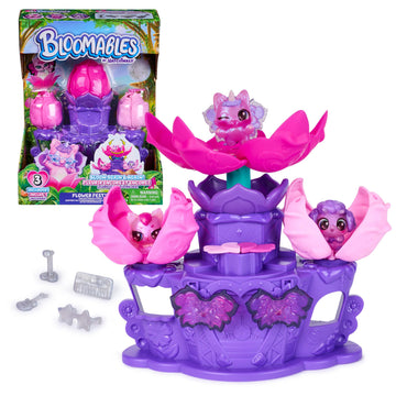 Hatchimals Bloomables Flower Fest 3-Pack & Stage Playset, Ages 4+