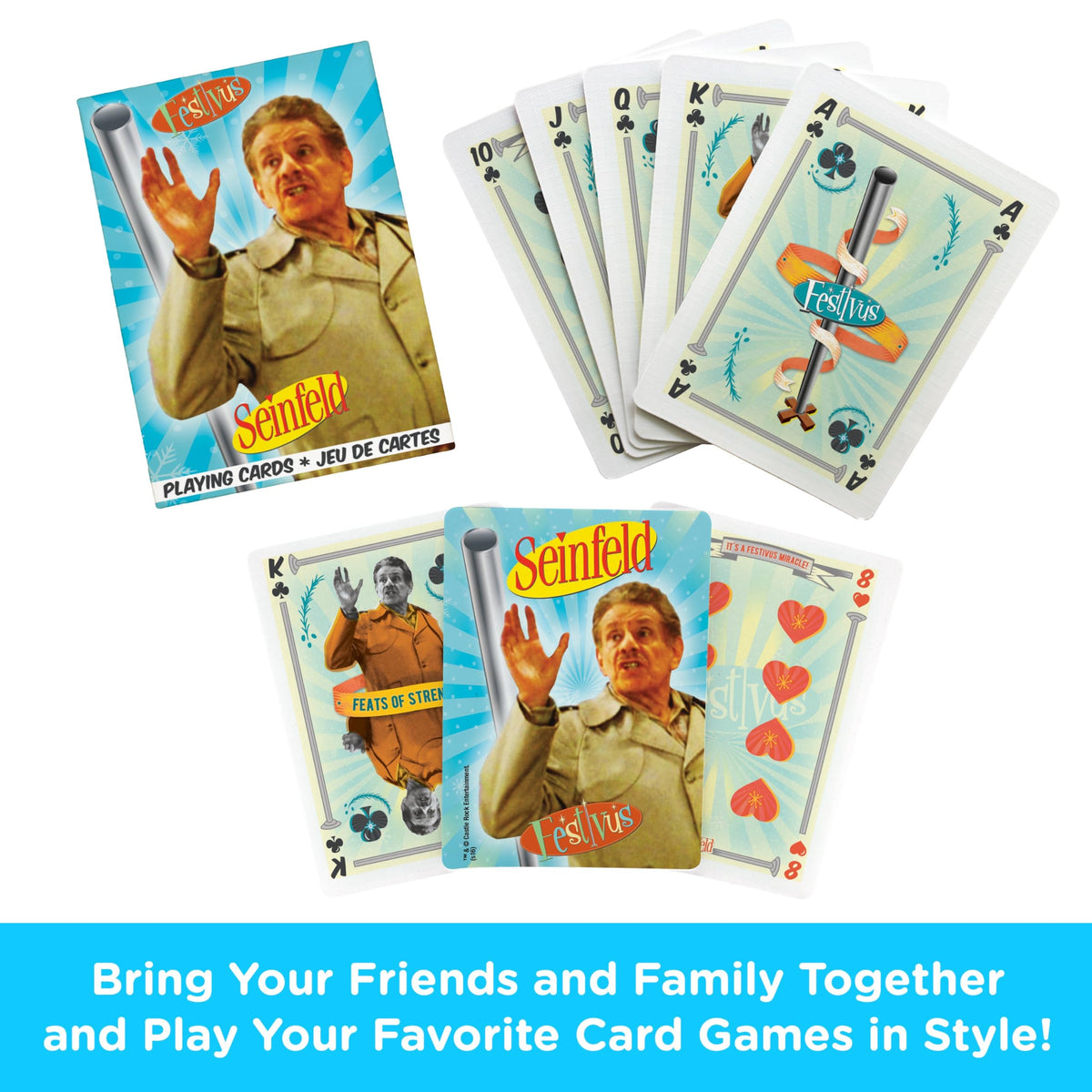 Aquarius Seinfeld Festivus Playing Cards
