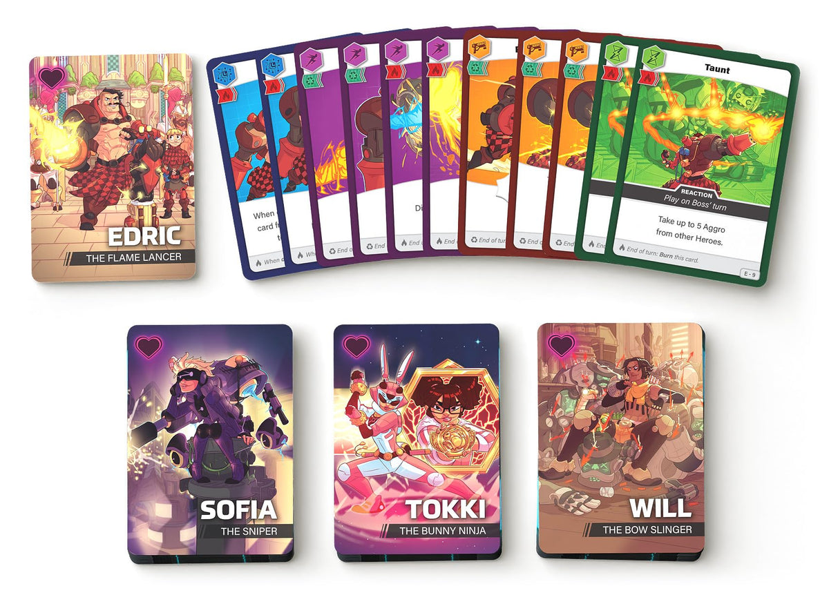 One-Hit Heroes Retail Edition Card Game: Co-op Deck-Building Superheroes