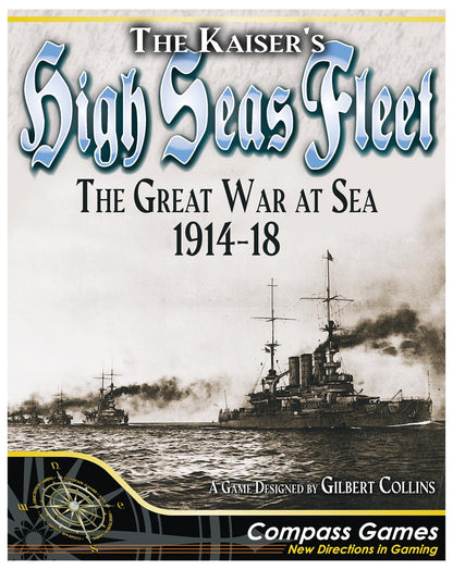 Compass Games The Kaiser's High Seas Fleet, WWI Naval Strategy Board Game, for Adults 18+