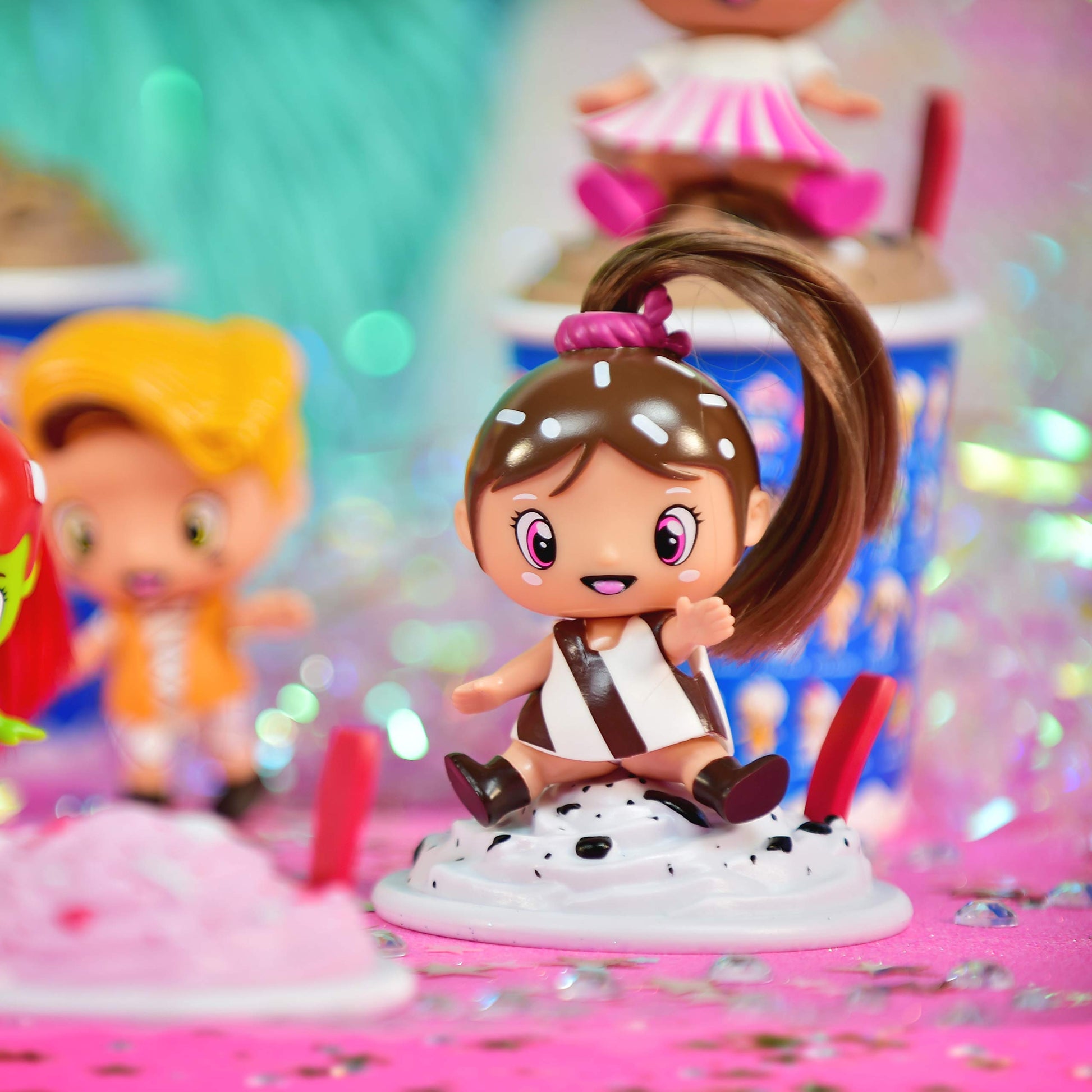 Dairy Queen Lil’ Blizzard Friends - Surprise Doll Inside DQ Blizzard for Girls | Kids Collectible Ice Cream Toy with Accessories | Style May Vary