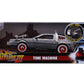 Jada Back to The Future Part III 1:24 Time Machine Die-cast Car Light Up Feature, Toys for Kids and Adults