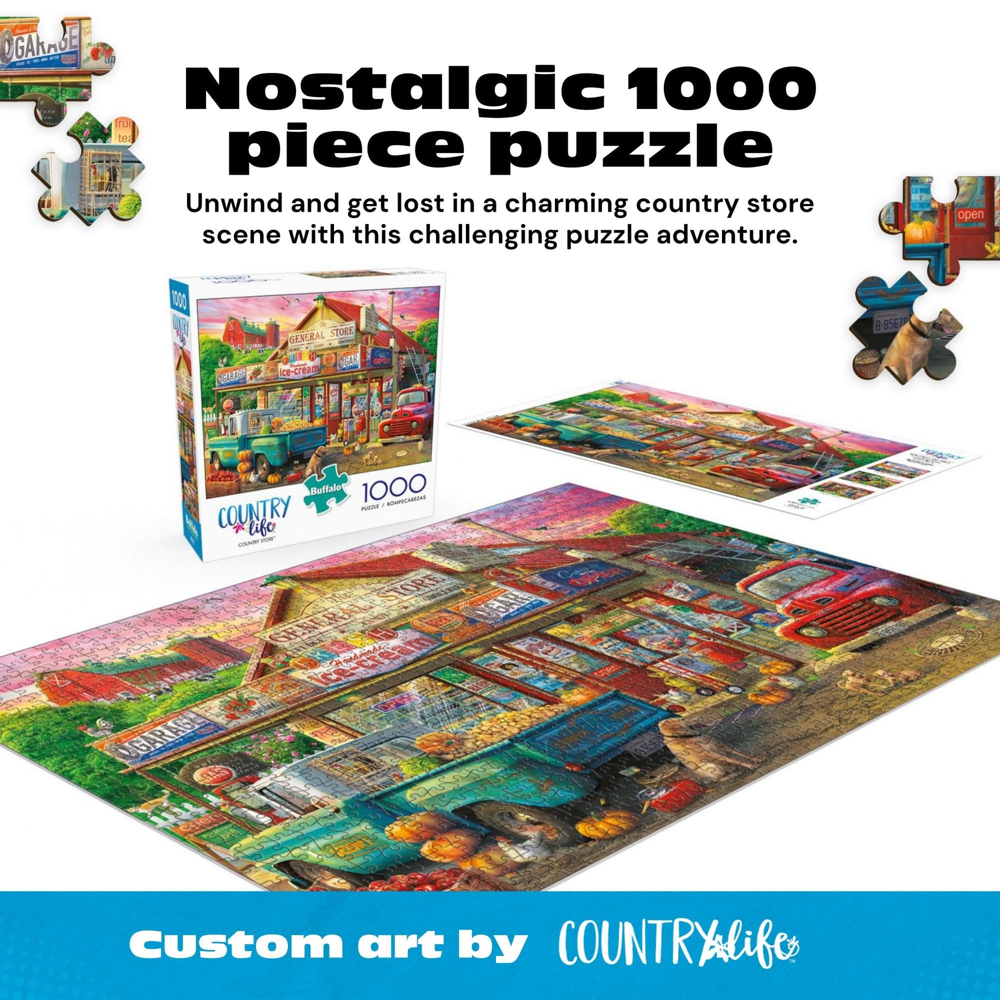 Buffalo Games - Country Store - 1000 Piece Jigsaw Puzzle for Adults