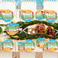 150Pcs Christmas in July Plates and Napkins - Merry Christmas Dinner Dessert Paper Plates Napkins Tableware Set for Hawaiian Beach Summer Xmas