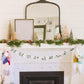 Wool Felt Daisy Chain Banner Garland - Daisy 1st Birthday Decorations,Daisy Themed Party Decorations,Nursery Wedding Decoration,White Wool Felt Daisy