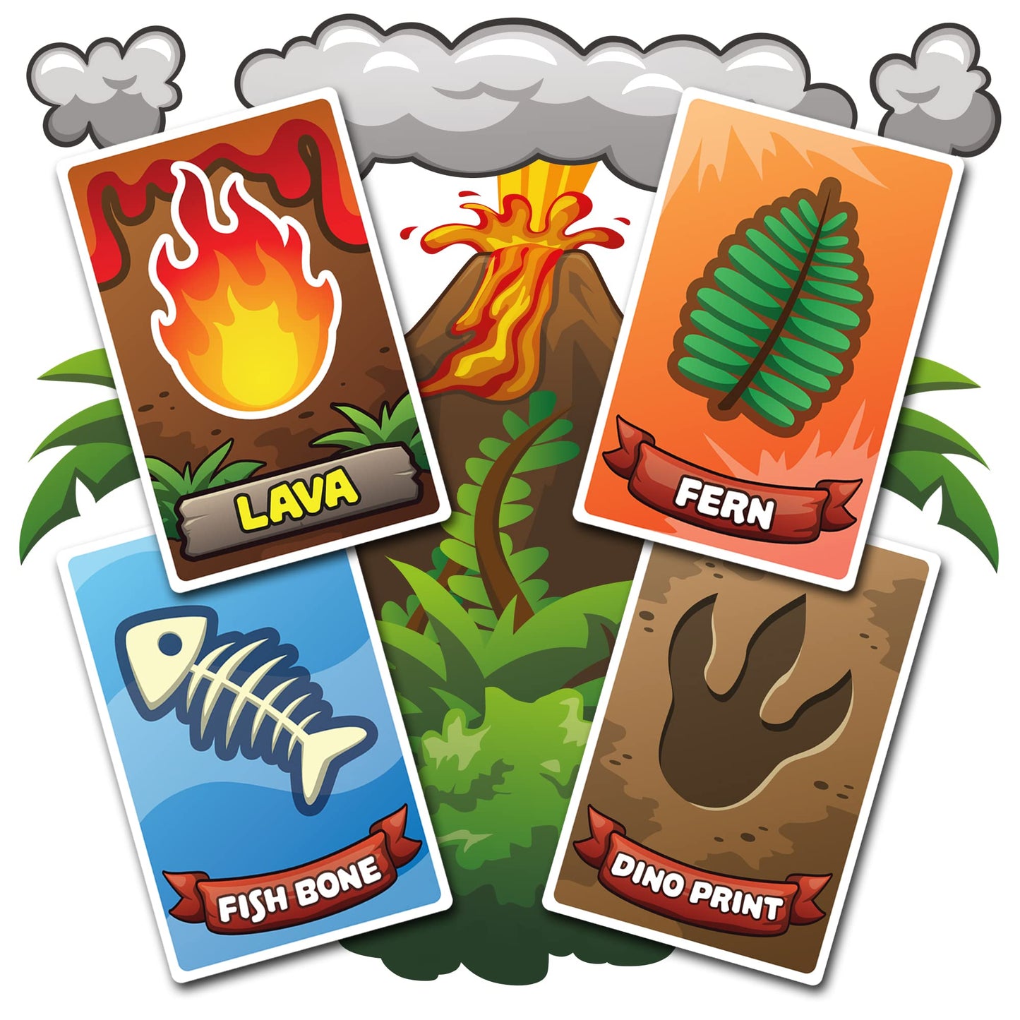 Baby Dinosaur Rescue Board Game - Cooperative Dinosaur Adventure Game for Kids Ages 4+ - Work Together to Save the Baby Dinos - Easy to Learn - Fun