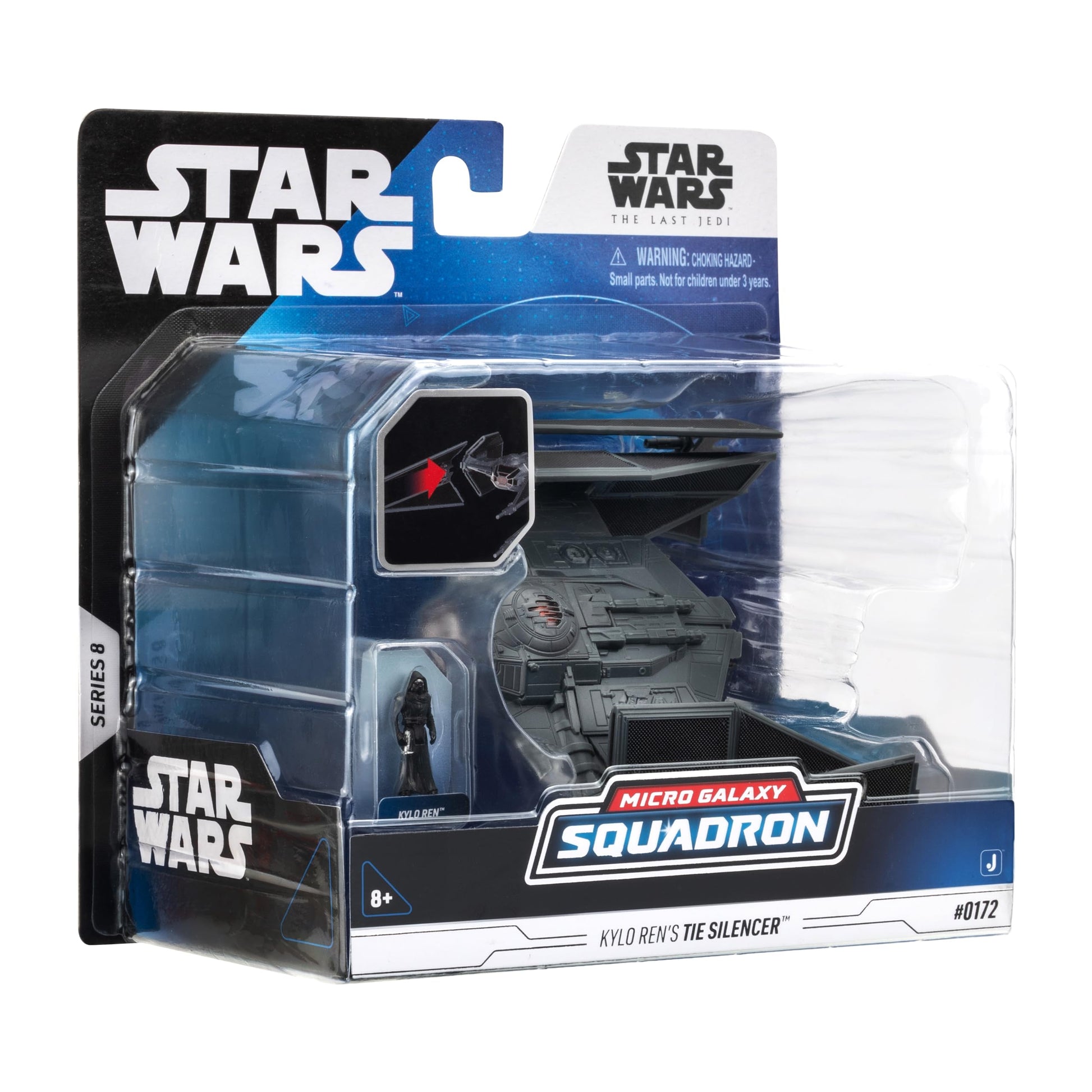 Star Wars Micro Galaxy Squadron TIE Silencer - 5-Inch Vehicle with 1-Inch Micro Figure Accessory
