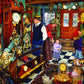 SUNSOUT INC - The Clock Shop - 1000 pc Jigsaw Puzzle by Artist: Susan Brabeau - Finished Size 20" x 27" - MPN# 44652