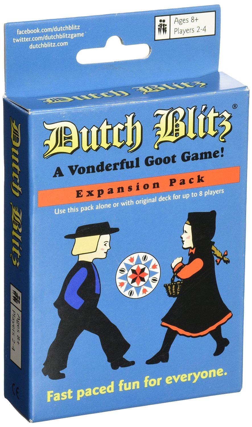 Dutch Blitz Expansion Pack - 4 New Card Colors - 160 Cards for 4 Players