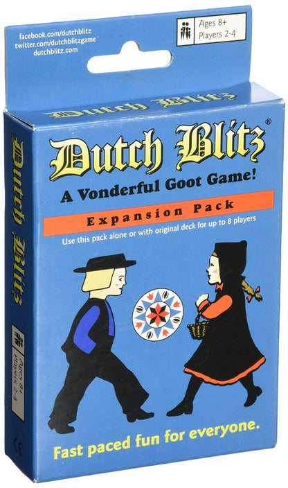 Dutch Blitz Expansion Pack - 4 New Card Colors - 160 Cards for 4 Players