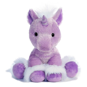 Aurora® Enchanting Fantasy Dreaming of You™ Unicorn Stuffed Animal - Mythical Companion - Imaginative Adventures - Purple 11.5 Inches