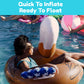 Coconut Outdoor Patriotic Bald Eagle Pool Float, Inflatable Pool Ring