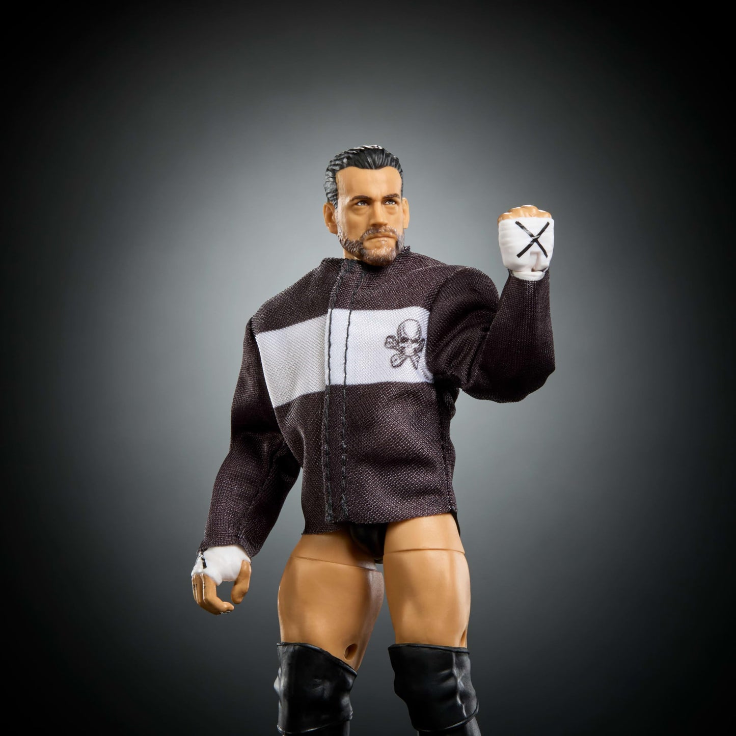 Mattel WWE Elite Action Figure & Accessories, Series #124 Set, 6-inch Collectible CM Punk with 25 Articulation Points & Swappable Hands