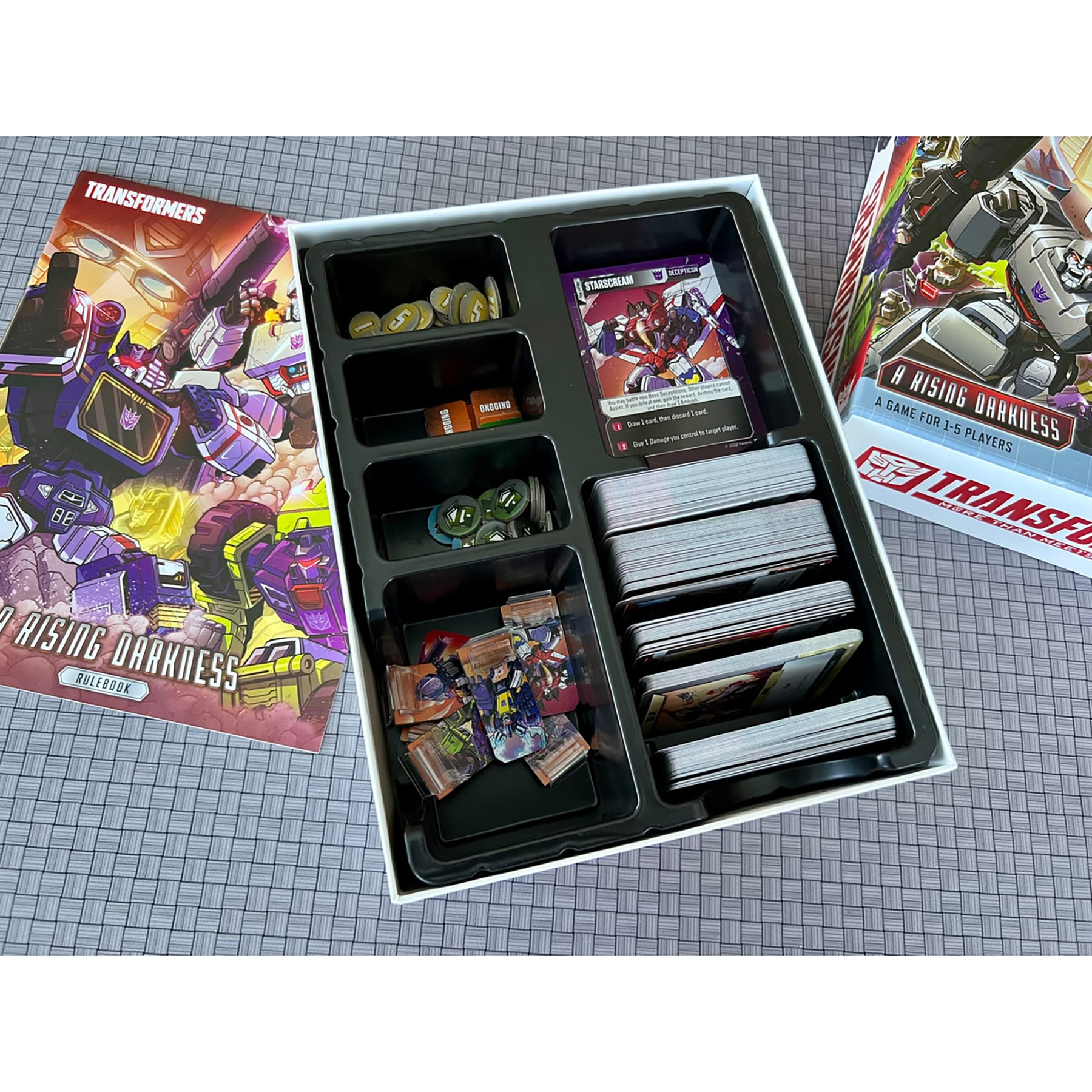 Renegade Game Studios Transformers Deck-Building Game Expansion: A Rising Darkness, 1-5 Players, Ages 14+