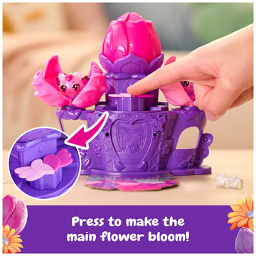Hatchimals Bloomables Flower Fest 3-Pack & Stage Playset, Ages 4+