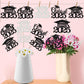 Black Sliver Graduation Table Decorations Graduation Centerpieces for Tables 2025 Graduation Decorations Class of 2025 Graduation Party Centerpieces