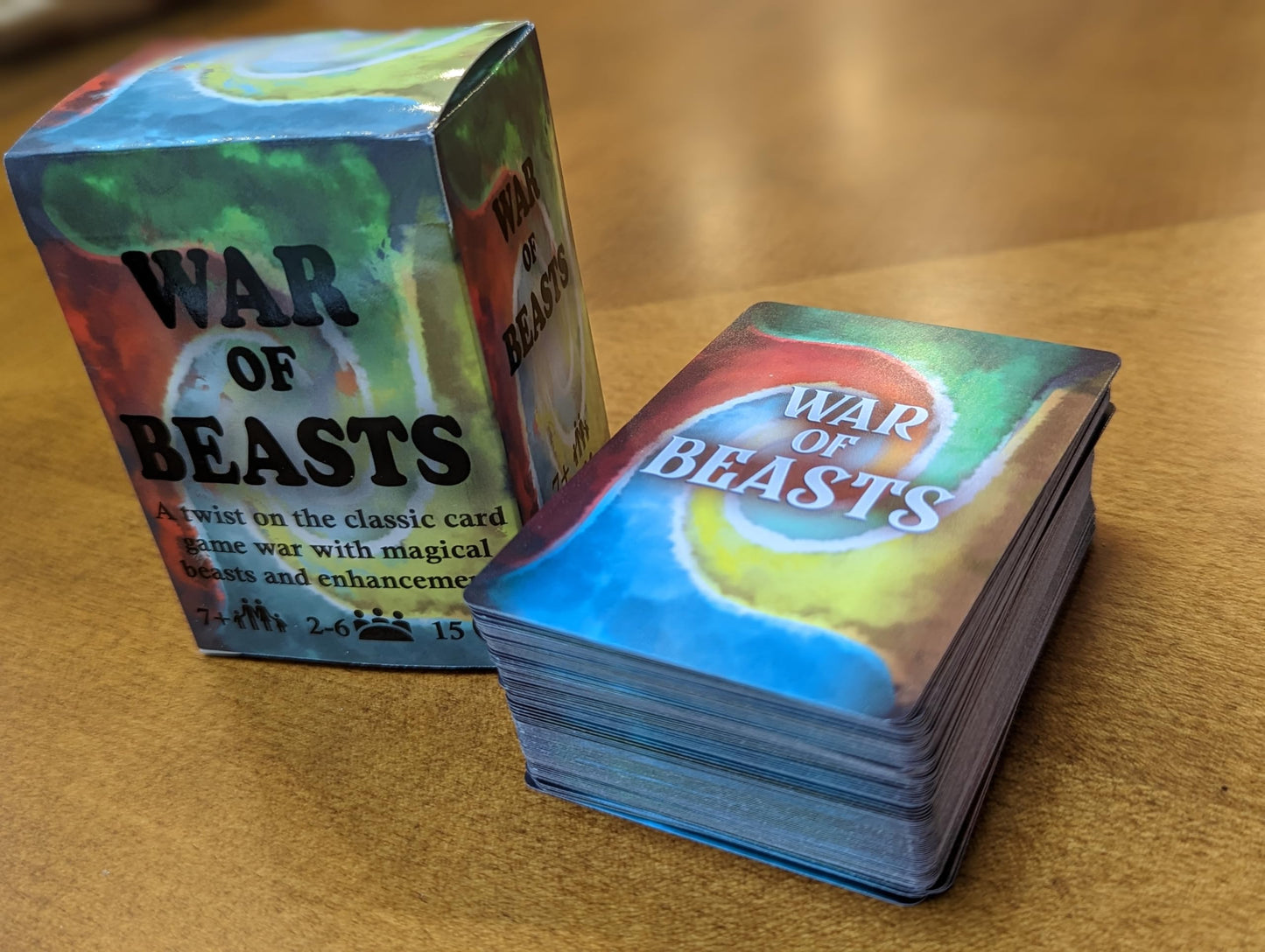 Charper Edge War of Beasts Card Game for 2-6 Players