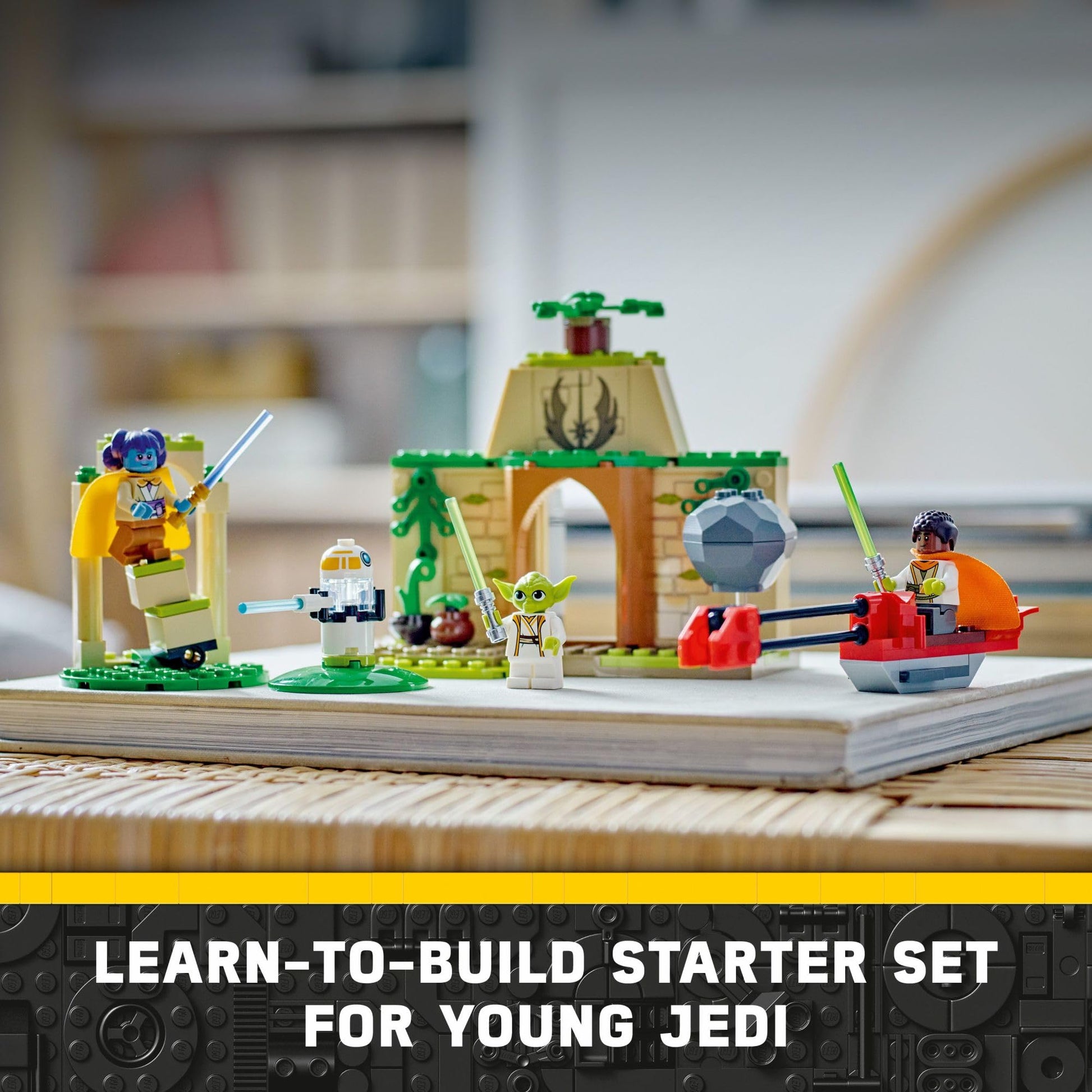 LEGO Star Wars Tenoo Jedi Temple 75358 Building Toy with Kai Brightstar and Yoda Figures, Star Wars Toy Starter Set with Easy and Playful Builds