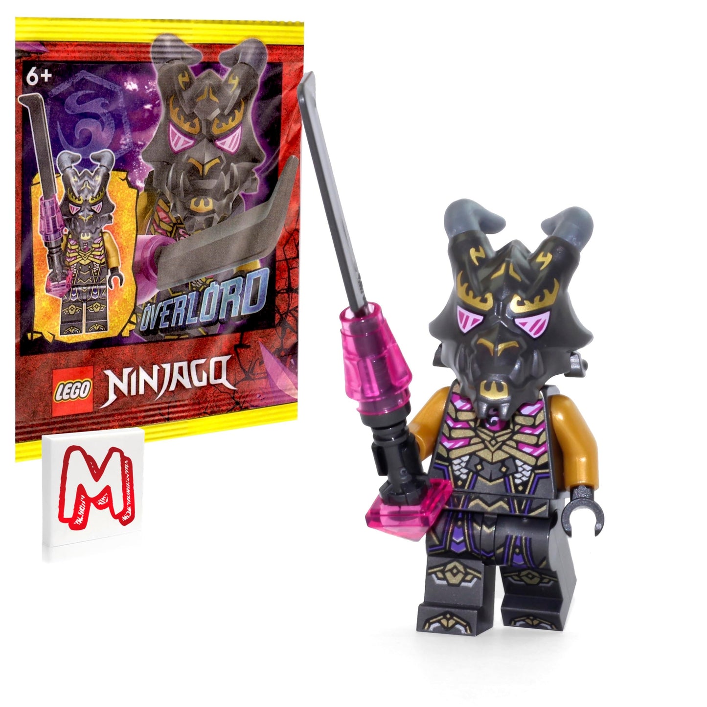 LEGO NINJAGO Crystalized Minifigure - Overlord (Crystal King) with Weapon
