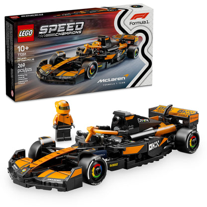 LEGO Speed Champions McLaren F1 Team MCL38 Race Car Toy - Building Set for Kids, Boys & Girls, Ages 10+ - Toy Car for F1 Fans - Gift Idea for Birthday
