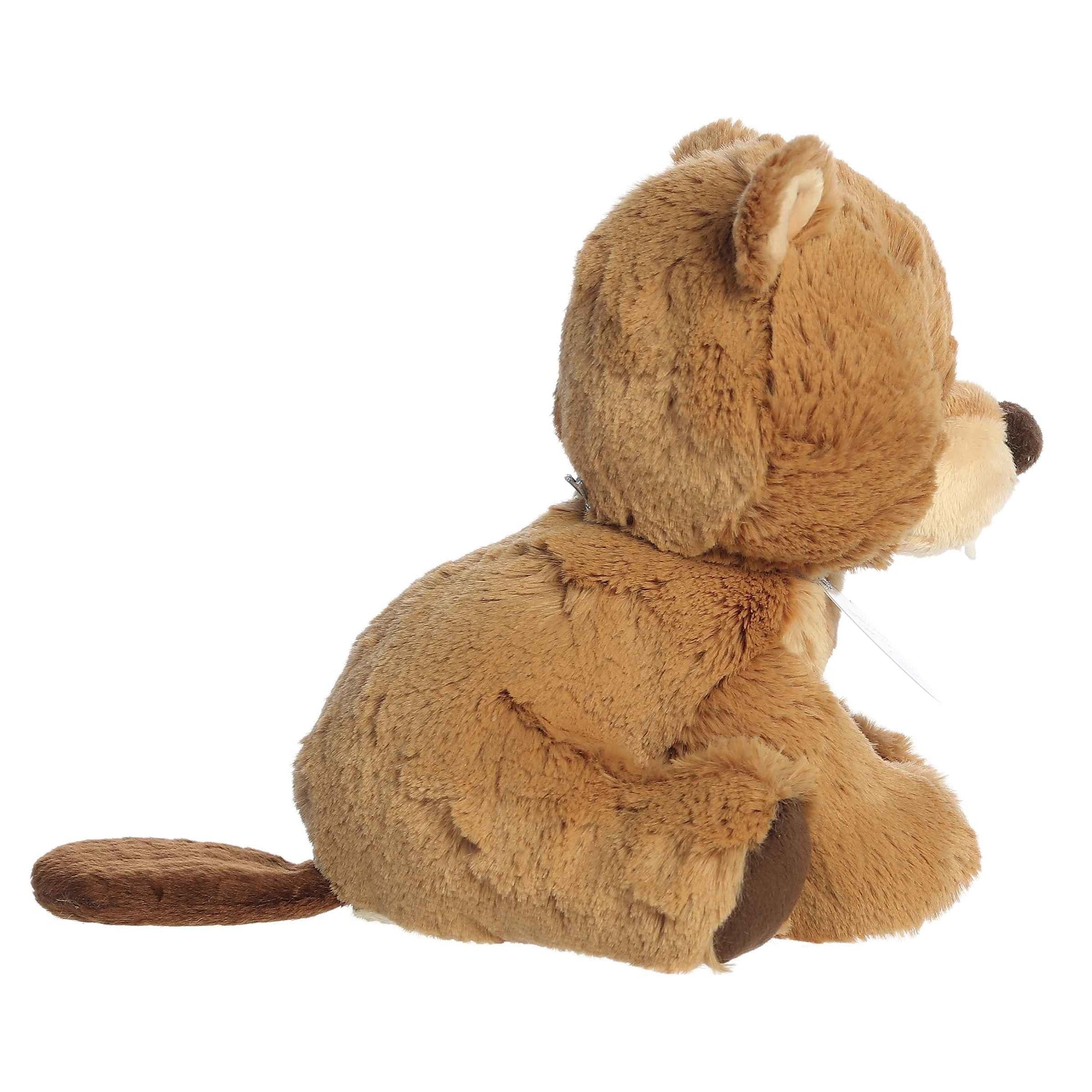 Aurora® Adorable Precious Moments™ Bizzy Beaver Stuffed Animal - Heartwarming Toy for Comforting Children - for Sentimental Gifts, Birthdays,