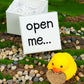 “Friend You Quack Me Up” Mini Rubber Duck - Fun Animal Gift - Adorable Duck Lover's Present, Humorous Novelty Gift Box.