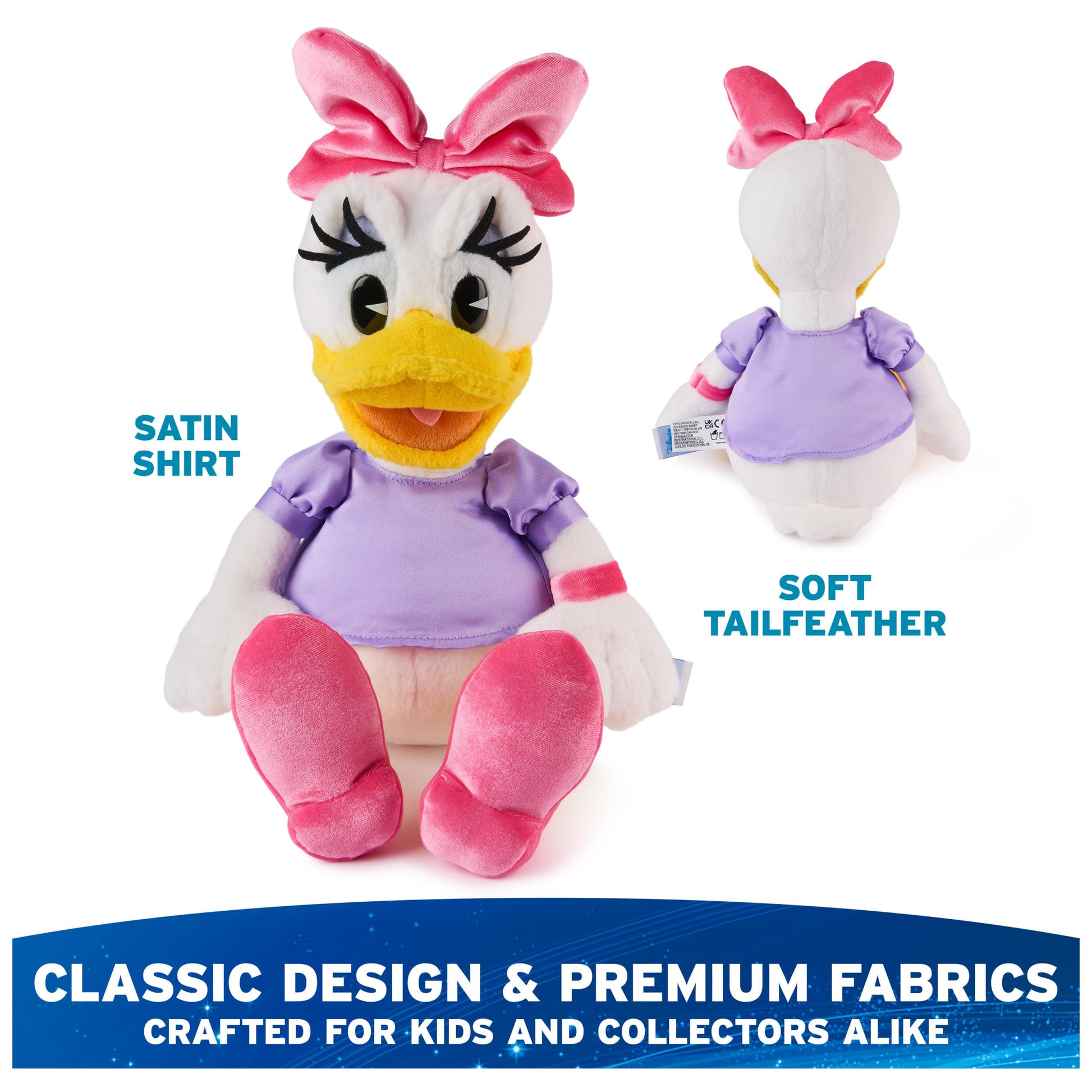 GUND Disney Official Daisy Duck 14-Inch Deluxe Plush Toy for Ages 1+