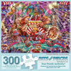 Bits and Pieces 300 Piece Puzzles for Adults Circus Mania 300 Large Pieces 18" x 24" Jigsaw Puzzles, Circus Animals, Random Die Cut Pieces No 2 are