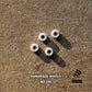 NOAHWOOD Fingerboards PRO Parts Handmade Wheel (Anti-Fake Black Logo can be Erased) White ii 4 Pcs