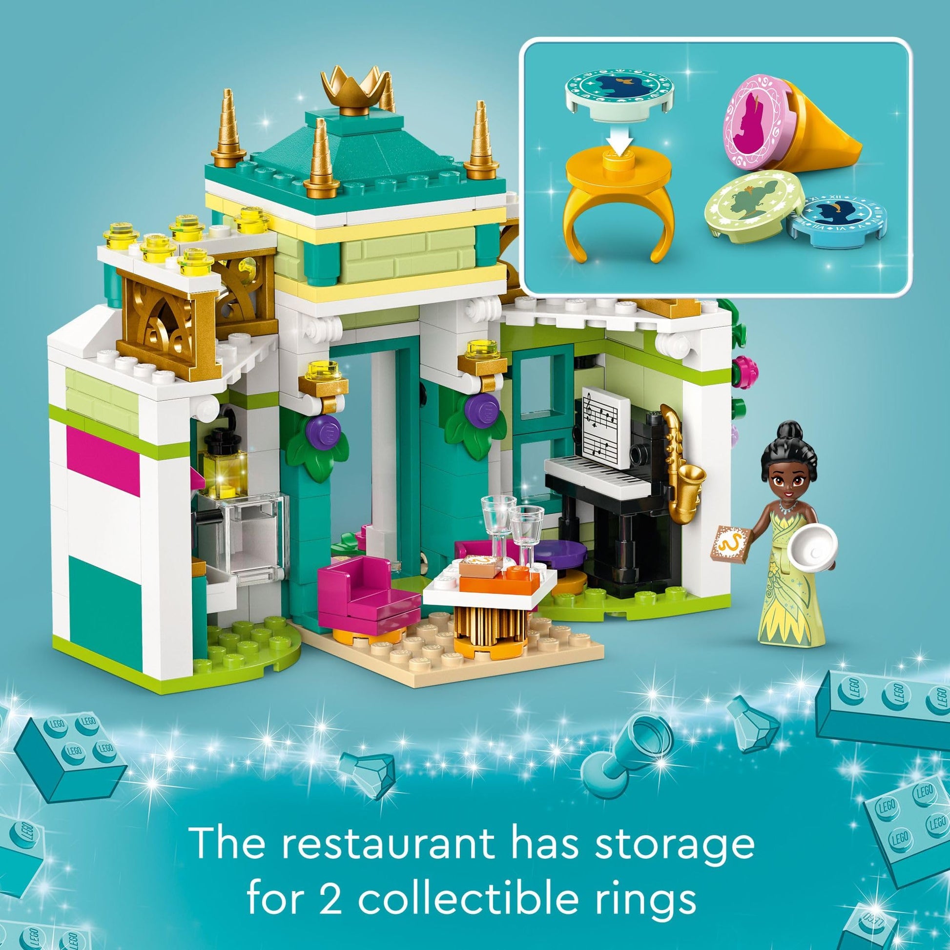 LEGO Disney Princess Market Adventure Building Toy Set - Pretend Play Disney Toy Figures & Playsets for Girls & Boys, Ages 6+ - Gifts for Kids,