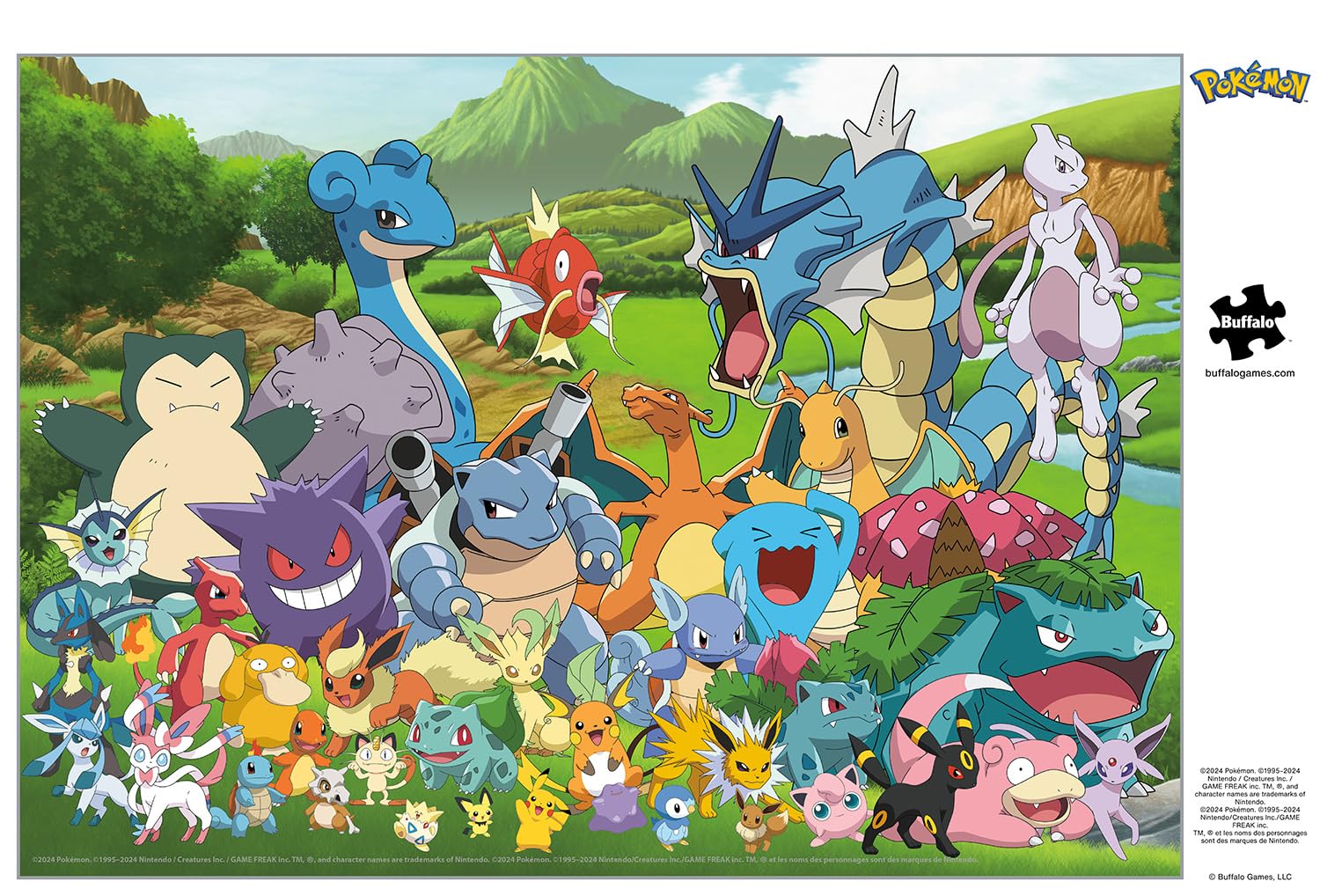 Buffalo Games - Pokémon Favorites Group - 500 Piece Puzzle for Adults