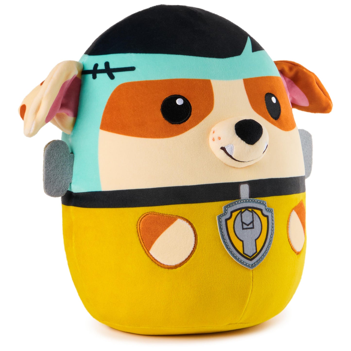 PAW Patrol Franken Rubble Squish Plush, Official Toy from The Hit Cartoon, Special Edition Squishy Stuffed Animal for Ages 1 and Up, 12”