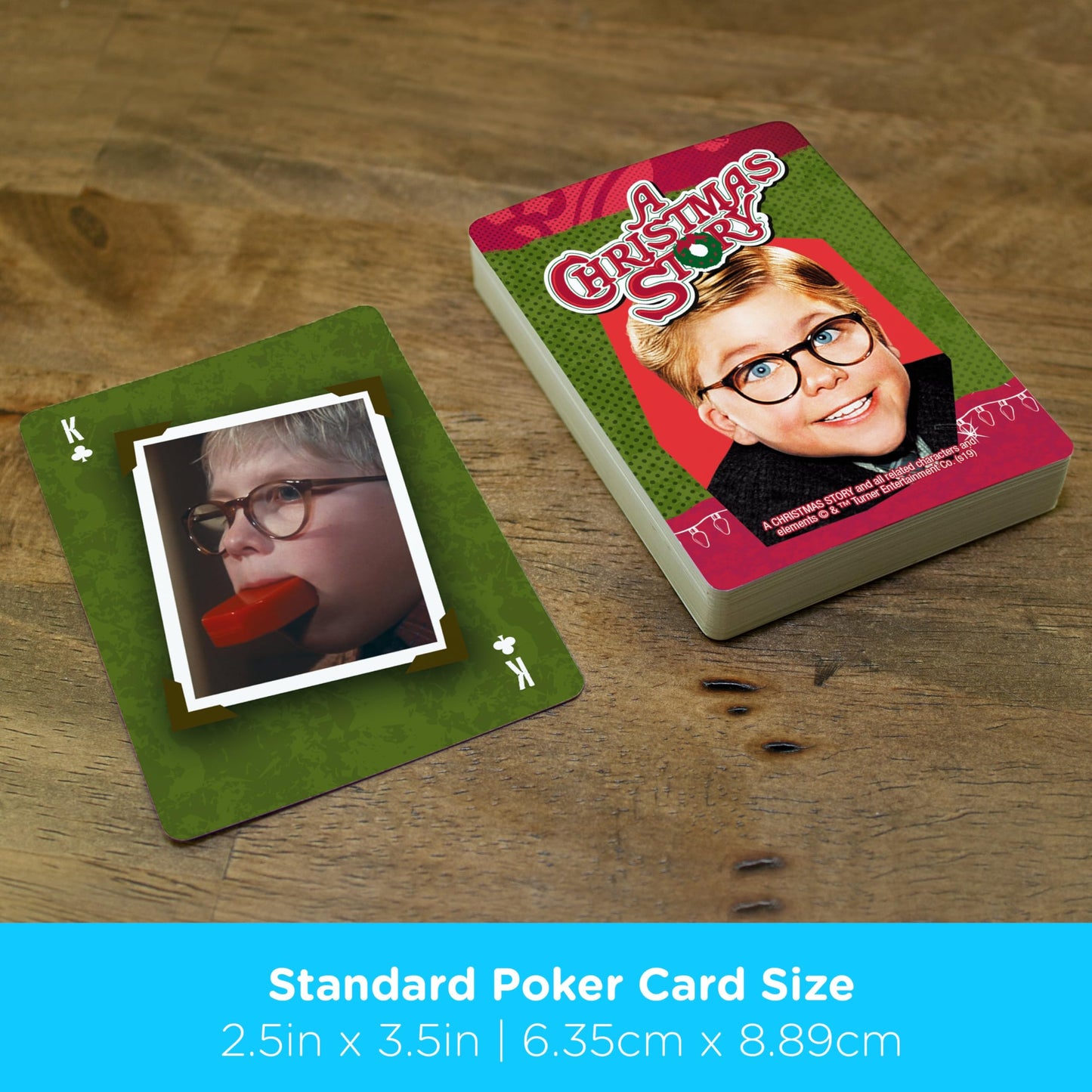 AQUARIUS A Christmas Story Playing Cards - Christmas Themed Deck of Cards for Your Favorite Card Games - Officially Licensed Christmas Story