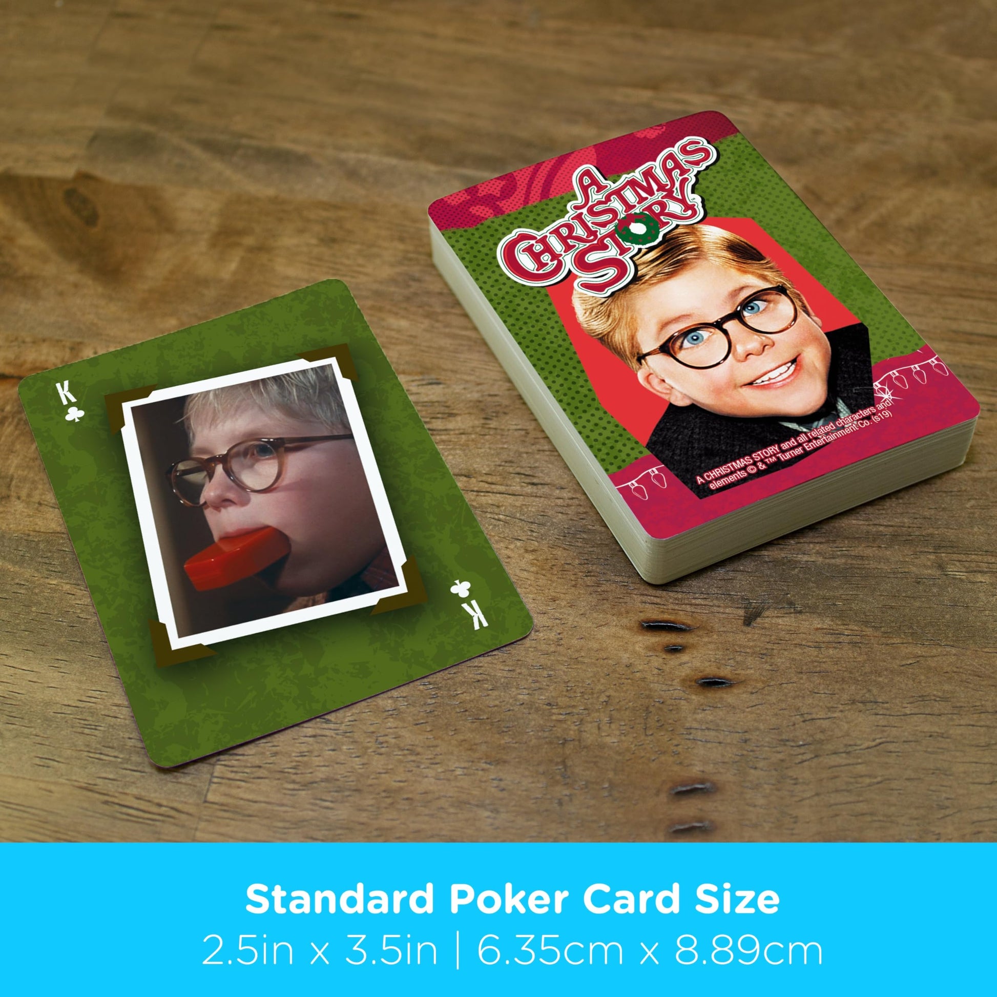 AQUARIUS A Christmas Story Playing Cards - Christmas Themed Deck of Cards for Your Favorite Card Games - Officially Licensed Christmas Story