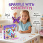 ZhengYuFa Diamond Art Kit for Kids Arts and Crafts for Kids Ages 8-12, Butterfly Diamond Art, 6/7/8/9/10 Year Old Girl Gifts Gem Art Butterfly Kit
