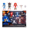 Sonic The Hedgehog 3 Movie Action Figures 2.5-Inch Movie Collector Toy Figure Multi-Pack Includes Knuckles Shadow Buzz Bomber & Drone- Officially