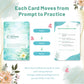 TechMysteryHouse 84 Mindfulness and Grounding Cards for Emotional Reset, Guided Self Care Deck with Purpose and Practice for Adults and Teens