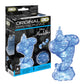 BePuzzled Original 3D Crystal Jigsaw Puzzle - Genie Disney Aladdin Brain Teaser, Fun Decoration for Kids Age 12 and Up, 35 Pieces (Level 1), Blue