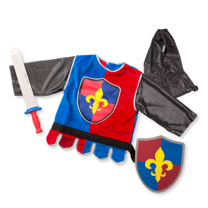 Melissa & Doug Knight Role Play Costume Dress-Up Set (4 pcs)