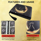 Card Binder 4 Pocket Holder 400 Cards With Zipper,Collection Binder Album Case with 50 Removable Sleeves for Trading Cards