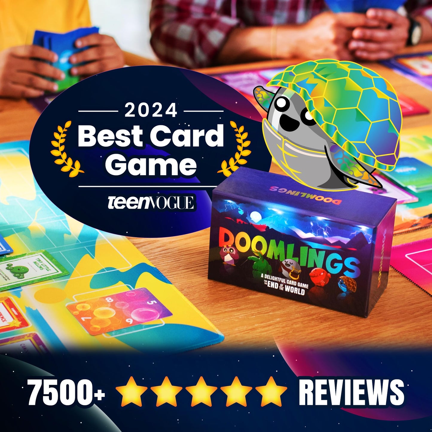 Doomlings - A Delightful Card Game for The End of The World - Best New Strategy Card Game for Adults, Kids, & Teens | 2-6 Players | Perfect