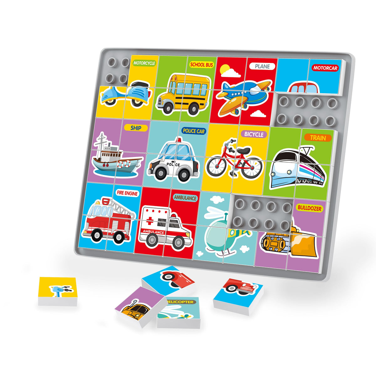 NorthStar Collection Puzzles Blocks for Toddlers 3 4 5 Year Old, Kids Learning Educational Montessori Toys Preschool Learning Puzzles for Toddlers 3-5