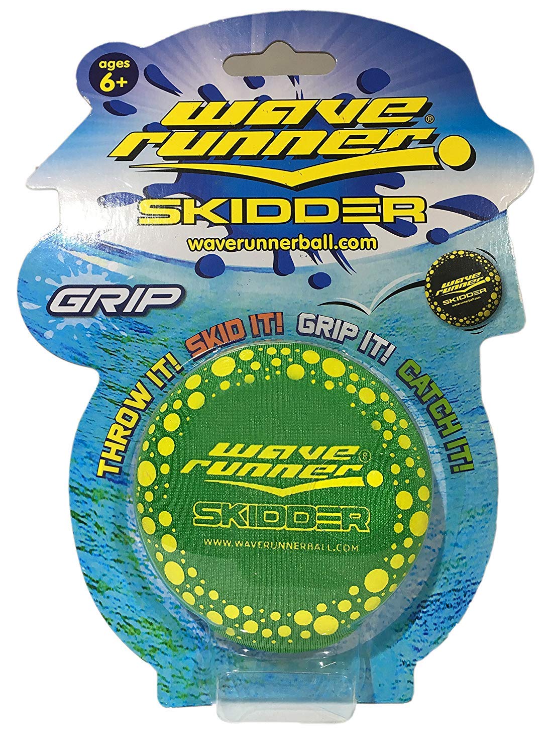 Wave Runner Water Bouncing Frisbee- Disc that Bounces, Skids, and Skips On Water | The Perfect Beach and Pool Toy (Color May Vary) (Single)