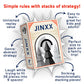 Looney Labs Jinxx - A Compact Abstract Strategy Game for 2-4 Players, Featuring Stackable Pyramids