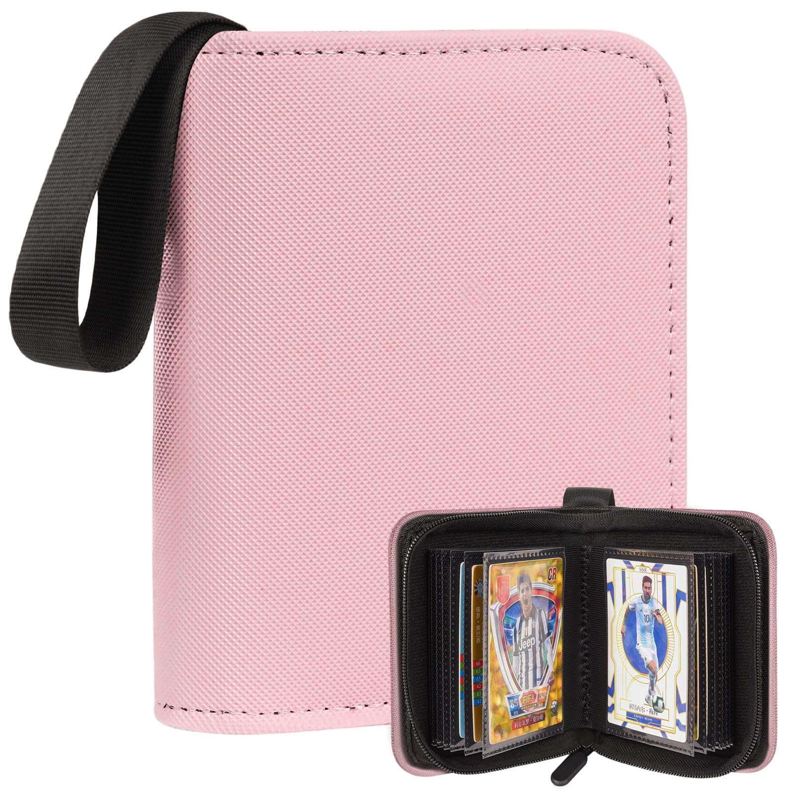 1 Pocket Card Binder - Collectible Trading Card Album, Single Card Holder with 20 Pages, Holds 40 Cards, Side-Loading Mini Binder for TCG, MTG